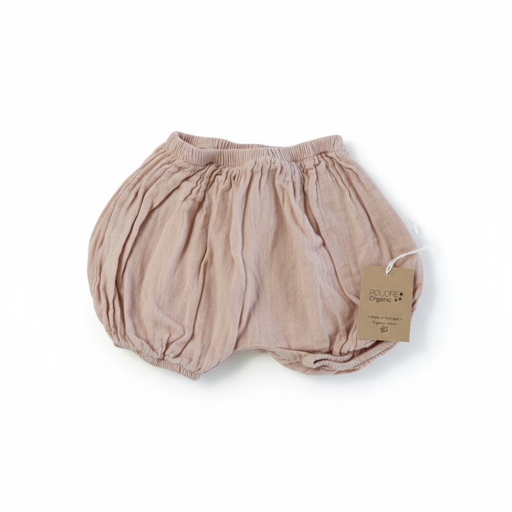 Taupe Organic Shorts for babies